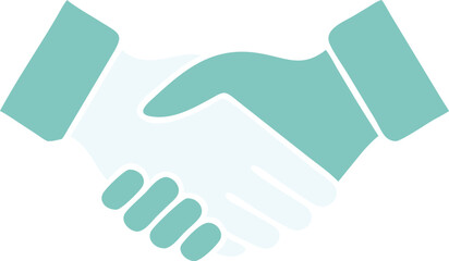 Naklejka premium handshake icon