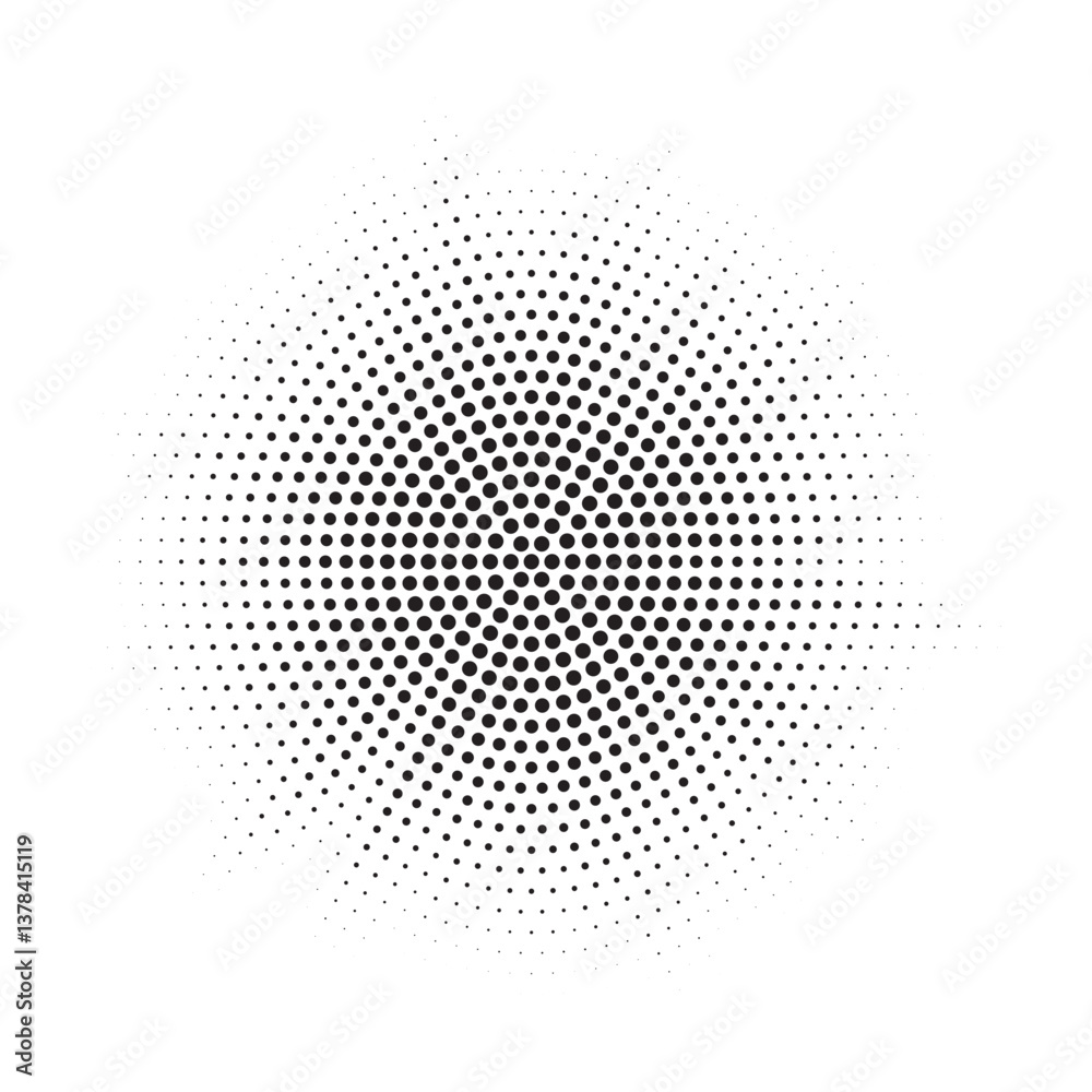 Poster burst halftone light effect. glowing light burst. abstract grunge halftone dots background. vector i