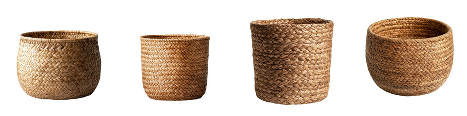 Handcrafted woven basket for sustainable storage