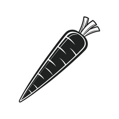 carrot vector isolated on a white background