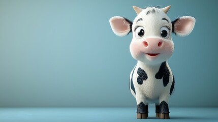 Cute cartoon cow (1)