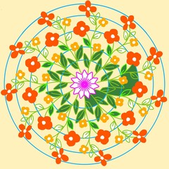 abstract floral background