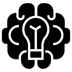 brainstorming vector icon