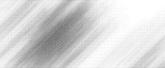 Halftone background vector. Monochrome Abstract dot, Gradient halftone dots for background pattern and texture.	
