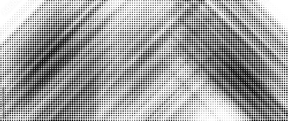 Poster halftone background vector, abstract backdrop design with two tone pattern and copy space for edit y
