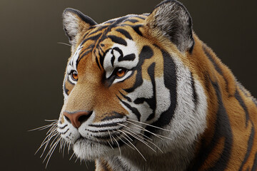 Fototapeta premium Tiger close-up, fierce tiger,