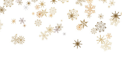 Christmas background design of snowflake and snow falling in the winter 3d illustration