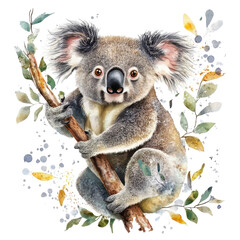 Fototapeta premium Koala isolated on white background