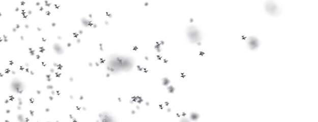 confetti png. Gold confetti falls from the sky.