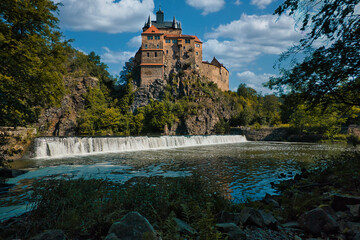 Burg Kriebstein - Sachsen - Deutschland - Mittelsachsen - Kriebethal - Höhenburg - Spornburg -...
