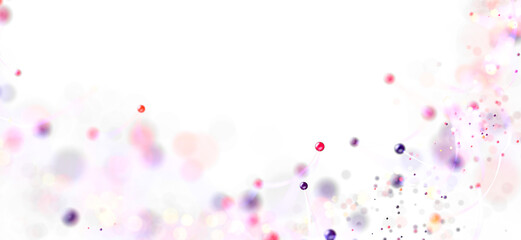 Soft, dreamy background with pink, purple, and white particles. Perfect for websites, presentations, and more!