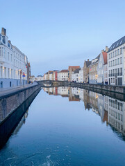 Naklejka premium Bruges Canal 