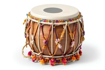 Ornate and festive tabla drum reflecting the vibrancy of Baisakhi celebrations
