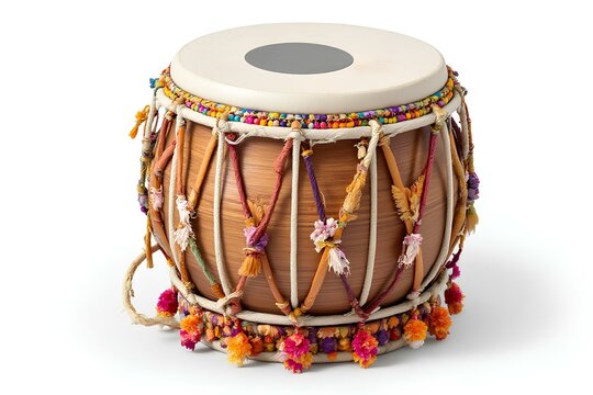 Ornate and festive tabla drum reflecting the vibrancy of Baisakhi celebrations
