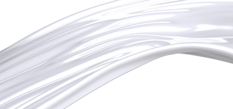 A close-up shot of a white fabric with soft folds and wrinkles, creating a smooth and elegant texture