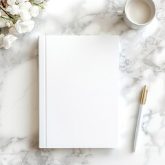 Blank Magazine cover  publication book page.
