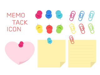 압정 메모 아이콘