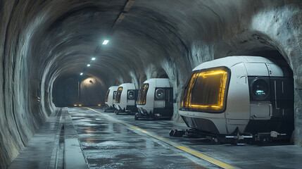 Fototapeta premium train, tunnel, station, city, subway, road, underground, metro, light, speed, transportation, motion, traffic, railway, street, night, urban, travel, car, transport, platform, airport, people, rail, a