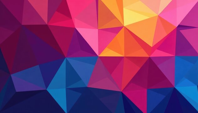 Geometric shapes tessellate to create a modern, minimalist backdrop, shapes, black