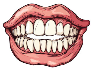 denture vector art