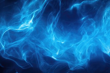 Obraz premium Blue network. AI generated illustration.