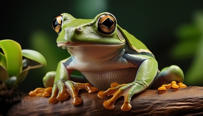 Naklejka premium tree frog