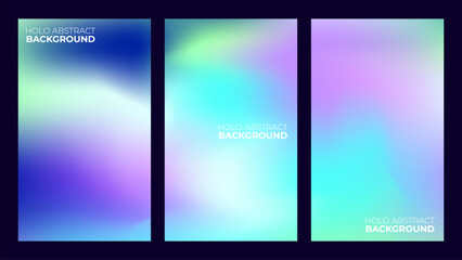 soft clear light vibrant holographic abstract background modern design template for posters, flyer, cover, brochure, banner, web app