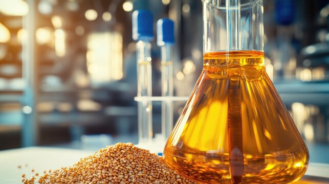 Vegetable Oil Production: Laboratory Analysis of Golden Oil and Grains