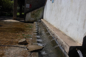 Manantiales de Castro en la localidad de Sueras, provincia de Castellón, España