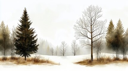 Fototapeta premium Natural brown watercolor background with organic tones, great for artistic and branding use