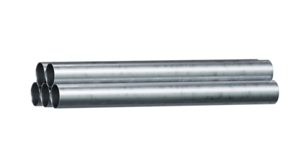 steel metal pipe 3D rendering