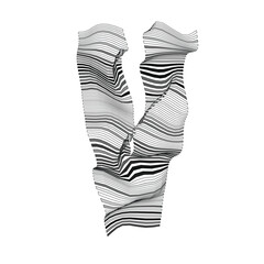 The Marble Glyphs Series I - Letter V