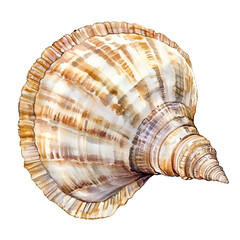 Obraz premium Seashell isolated on white