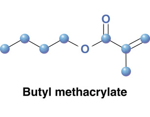 Butyl Methacrylate Organic Compound, Common Monomer For Preparation Of Polymers Print