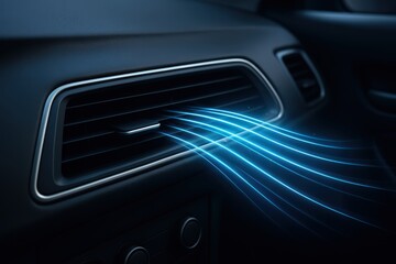 Air Flowing from Car AC Vent: Automotive Cooling System