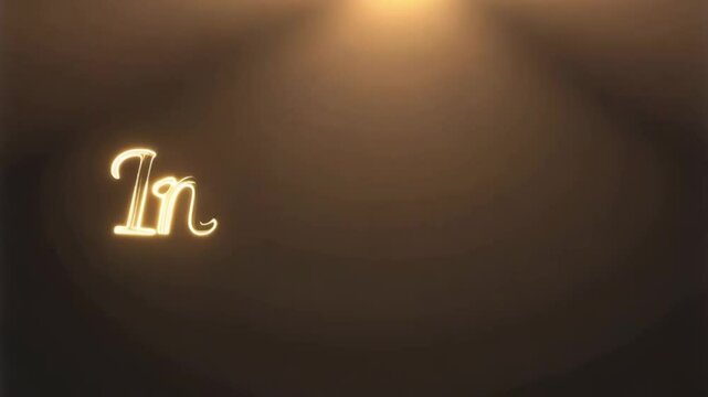 The word "indusitivity" is lit up in neon lights. It is written in a cursive style