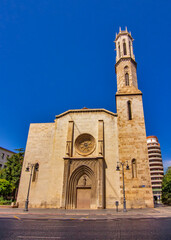 Obraz premium Church of Esglesia de Sant Agustí in Valencia, Spain