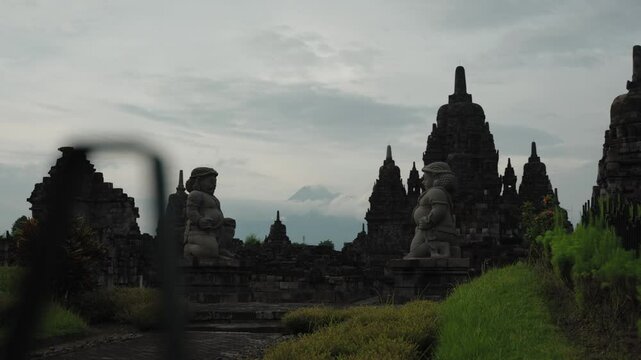 The Prambanan Temple complex, UNESCO World Heritage Site, Java, Indonesia, Southeast Asia