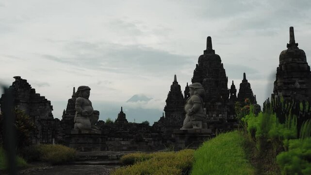 The Prambanan Temple complex, UNESCO World Heritage Site, Java, Indonesia, Southeast Asia