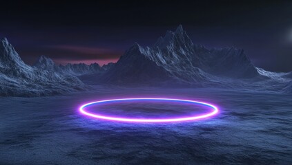 christmas tree in the snow