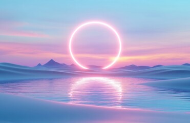 rainbow over the ocean