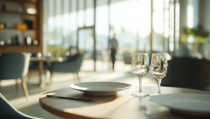 Fototapeta premium table set for a dinner