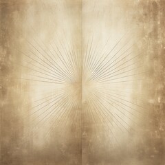 Retro-inspired sunburst design with soft sepia tones and a weathered appearance reminiscent of aged film posters