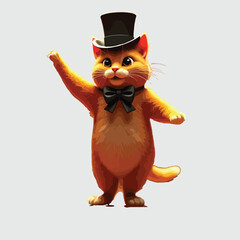 Cute Wild Animals Cartoon Character
