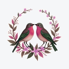 Cute Wild Animals Cartoon Character
