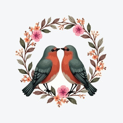 Cute Wild Animals Cartoon Character
