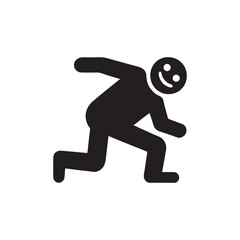 running man silhouette