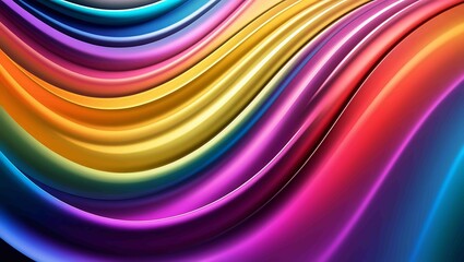 A bold and vivid rainbow gradient with ultra-smooth color blending, designed to create a striking and eye-catching background for digital and print designs
