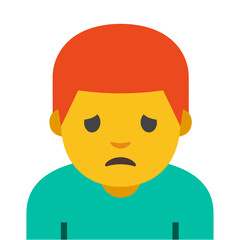 Sad Boy (Yellow Skin Tone)
