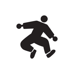 jumping man silhouette